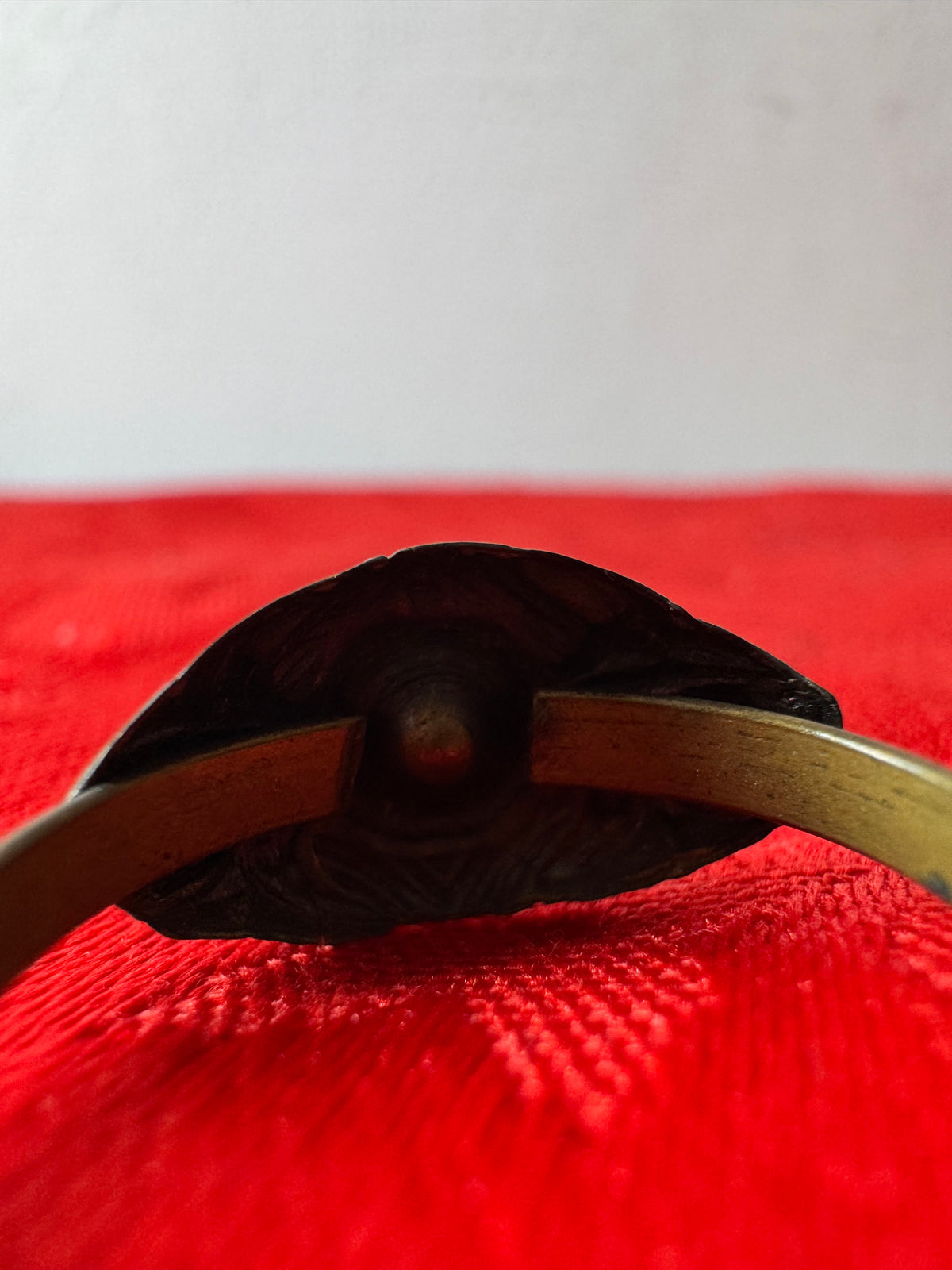 Two brass vintage Italian rings