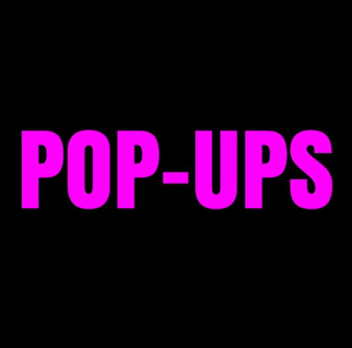 POP-UPS Stall | Holy Trinity December 14th | Single Stall | With Table