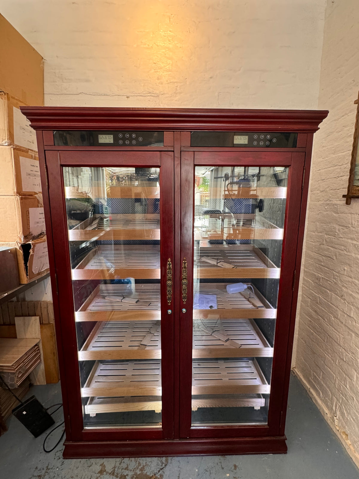The Reagan 4000 Electric Cabinet Humidor By Prestige Import Group RRP £6000 BRAND NEW