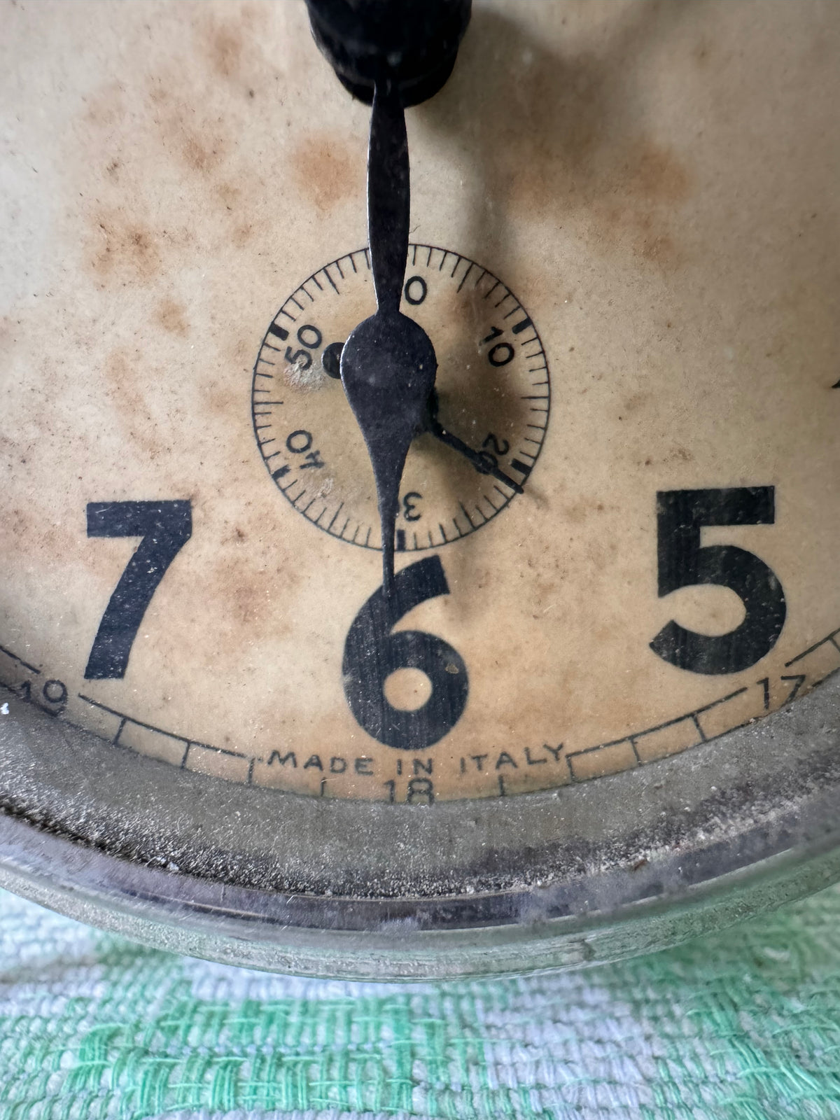 Vintage Italian Alarm Clock
