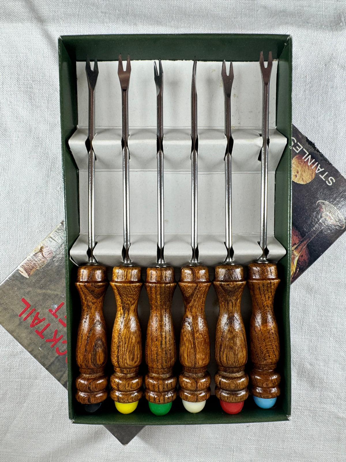 Vintage Italian Cocktail Fork Set