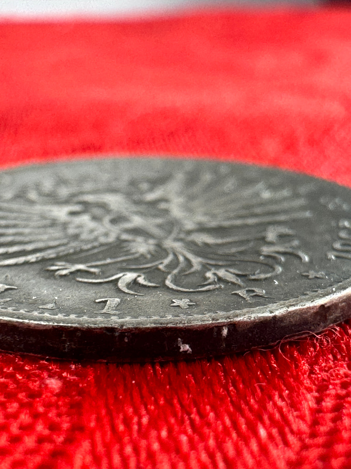 Italy Vittorio Emanuele III Silver 1907 R 1 Lira Last Year Coin
