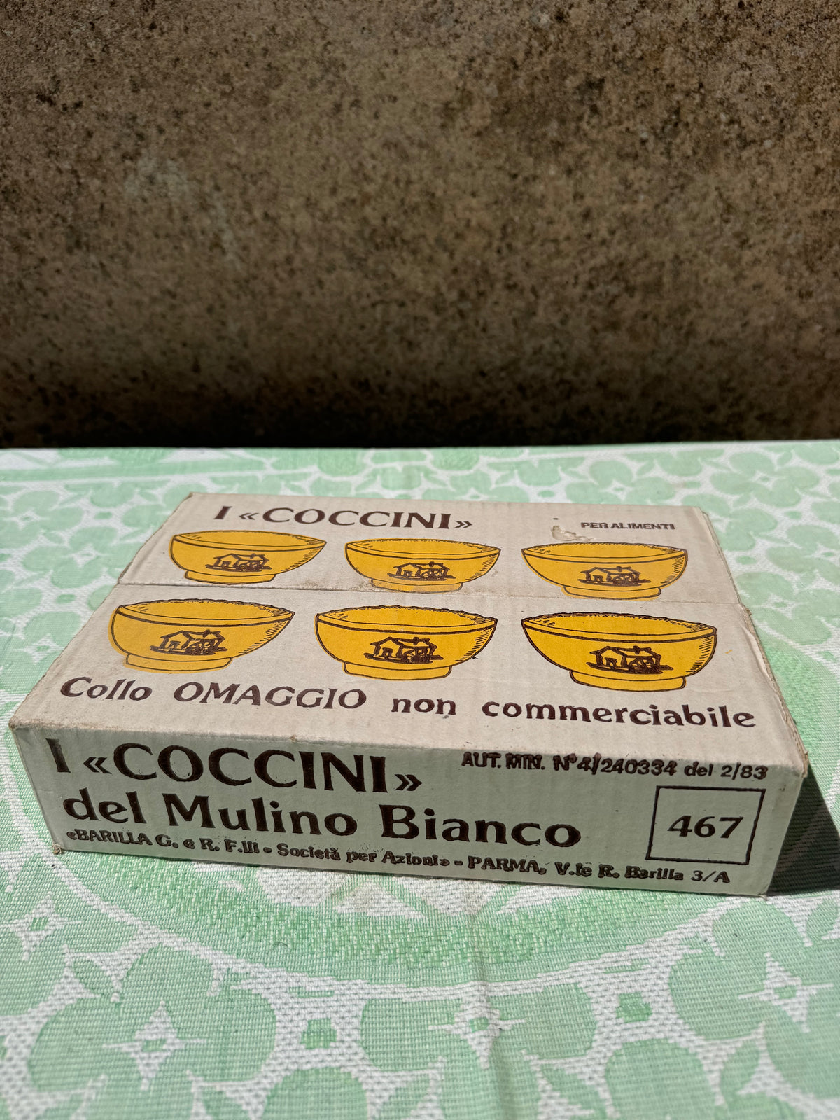 6 Mulino Bianco Barilla cups