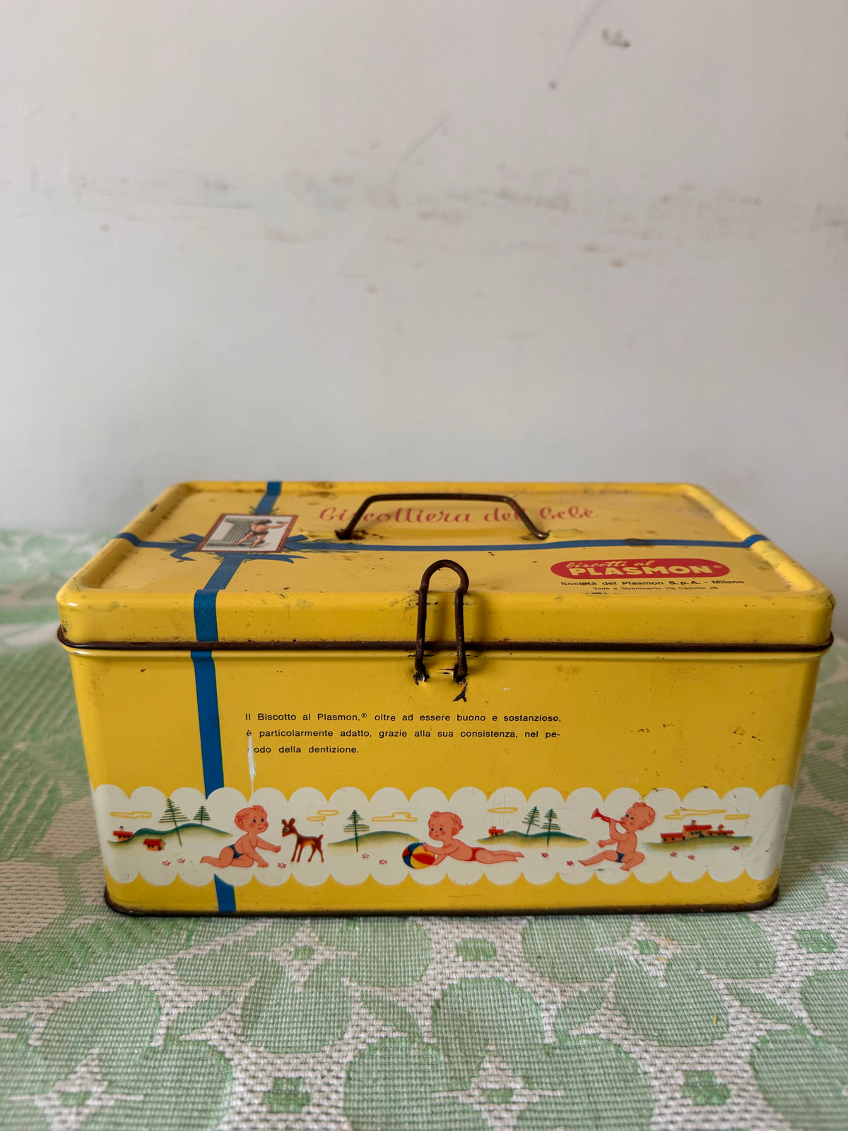 Vintage Italian Metal Tin